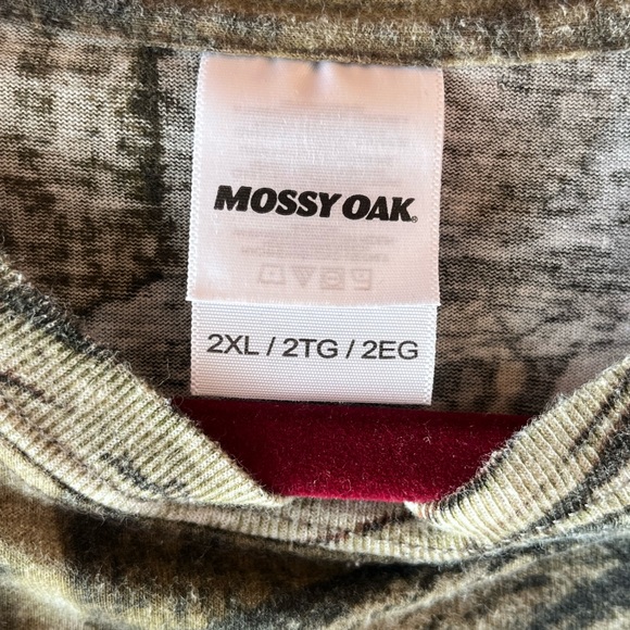 MOSSY OAK BREAK UP INFINITY PATTERN MENS TEE 2XL pre-owned - Picture 5 of 8